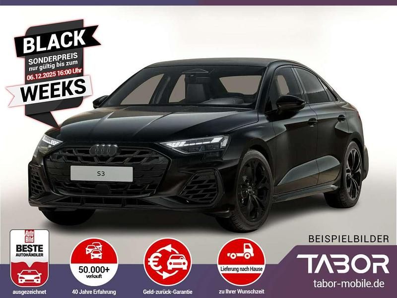 Schwarz metallic Neu 2025 Audi S3 Sport Limousine | 51.831 € (Fairer Preis) - Bild 1/3