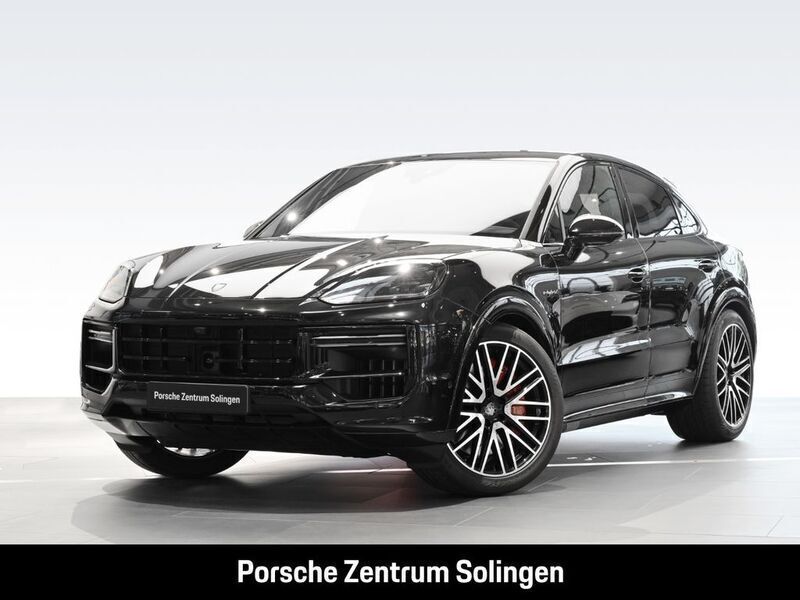 Chromitschwarzmetallic Gebraucht 2024 Porsche Cayenne Turbo E-Hybrid Coupe Sport Coupé | 192.790 € - Bild 1/4