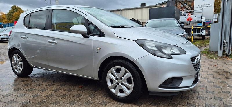 Silber Gebraucht 2016 Opel Corsa drive Kleinwagen | 3.600 € - Bild 1/4