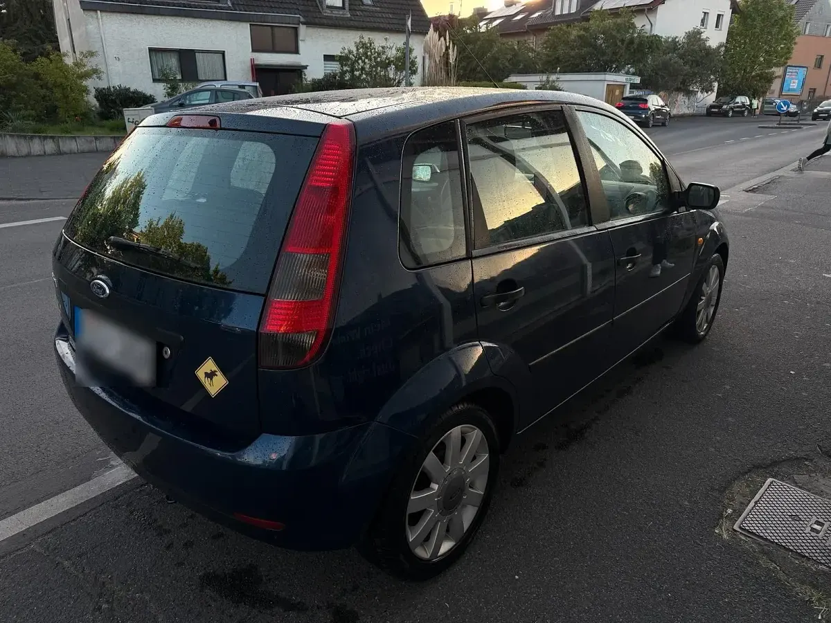 Gebraucht Ford Fiesta 69 PS (50 kW) 2004 Blau Kleinwagen