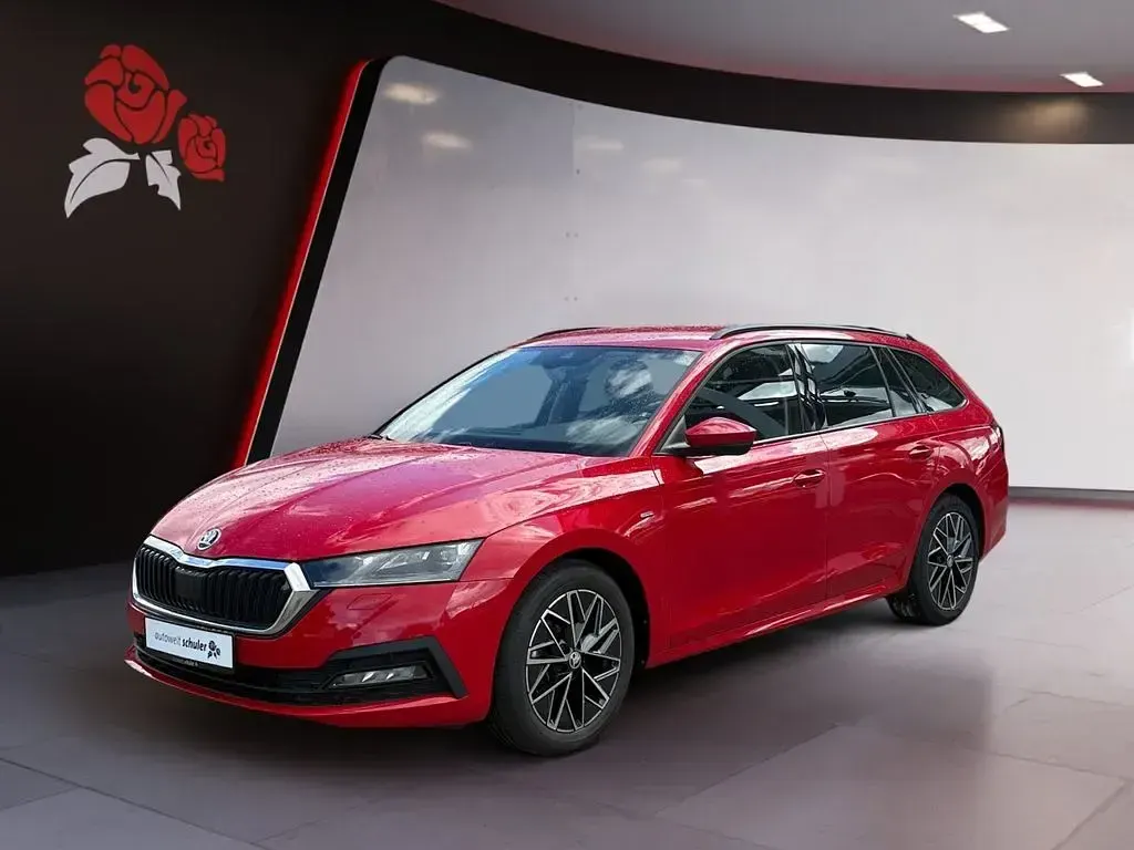 Gebraucht Skoda Octavia Clever 150 PS (110 kW) 2022 Rot Kombi