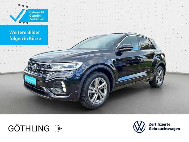 Schwarz Gebraucht 2023 VW T-Roc R-line SUV | 21.400 € (Fairer Preis) - Bild 1/3