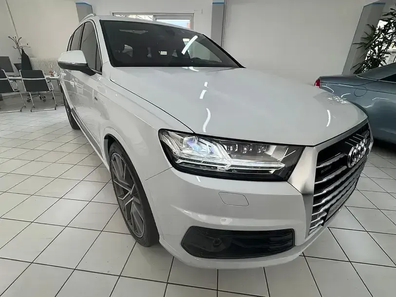 Gebraucht Audi Q7 S-Line 286 PS (210 kW) 2019 Gletscherweiß (metallic) SUV