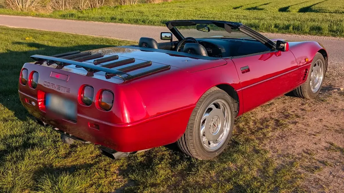 Gebraucht Chevrolet Corvette C4 LT 282 PS (207 kW) 1996 Rot Cabrio