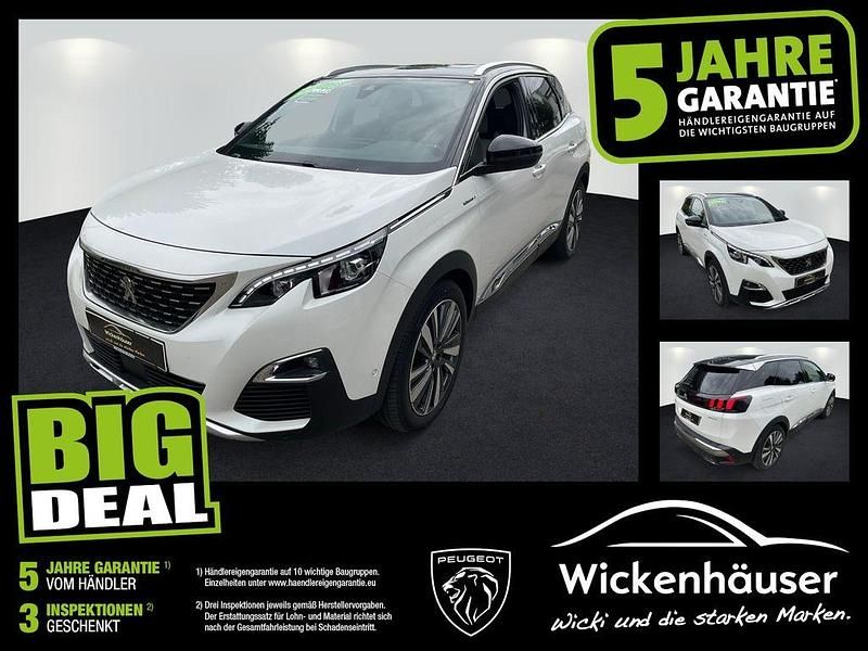 Lack weiss perlglänzend/metall Gebraucht 2020 Peugeot 3008 GT Limousine | 23.490 € (Guter Preis) - Bild 1/4