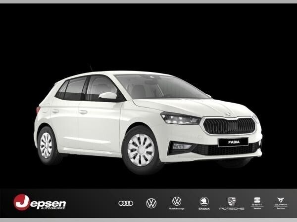 Weiß (candyweiß ) Neu 2025 Skoda Fabia Essence Kleinwagen | 16.170 € (Superpreis) - Bild 1/4