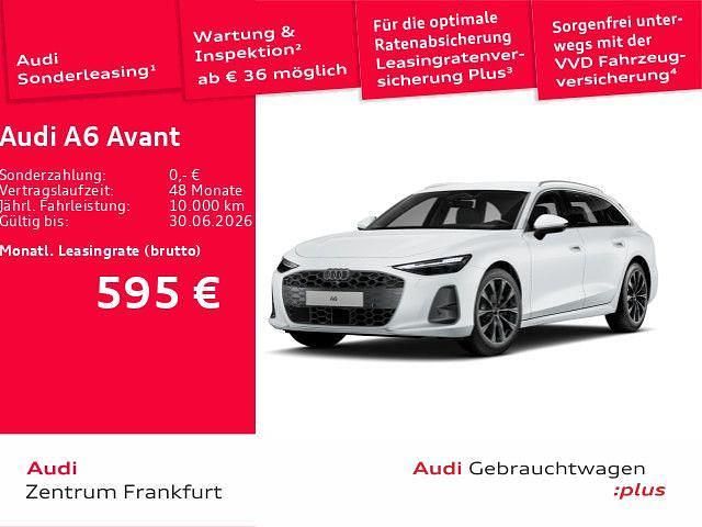 Gebraucht Audi A6 Ambiente 204 PS (150 kW) 2025 Gletscherweiß metallic Kombi