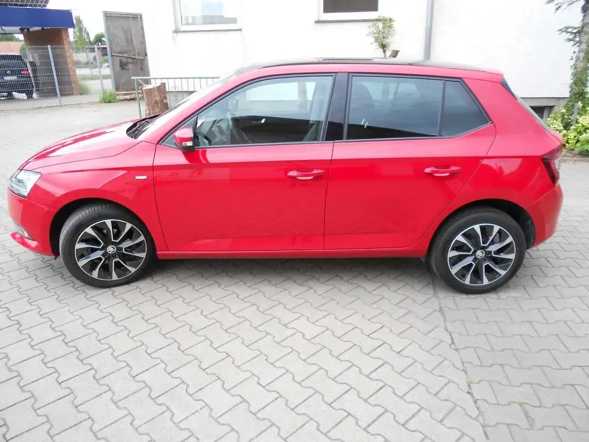 Gebraucht Skoda Fabia 95 PS (69 kW) 2021 Rot Kleinwagen