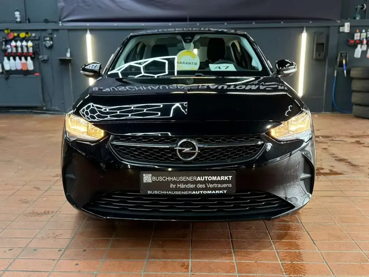 Gebraucht Opel Corsa Edition 75 PS (55 kW) 2021 Diamant schwarz/karbon schwarz Kleinwagen