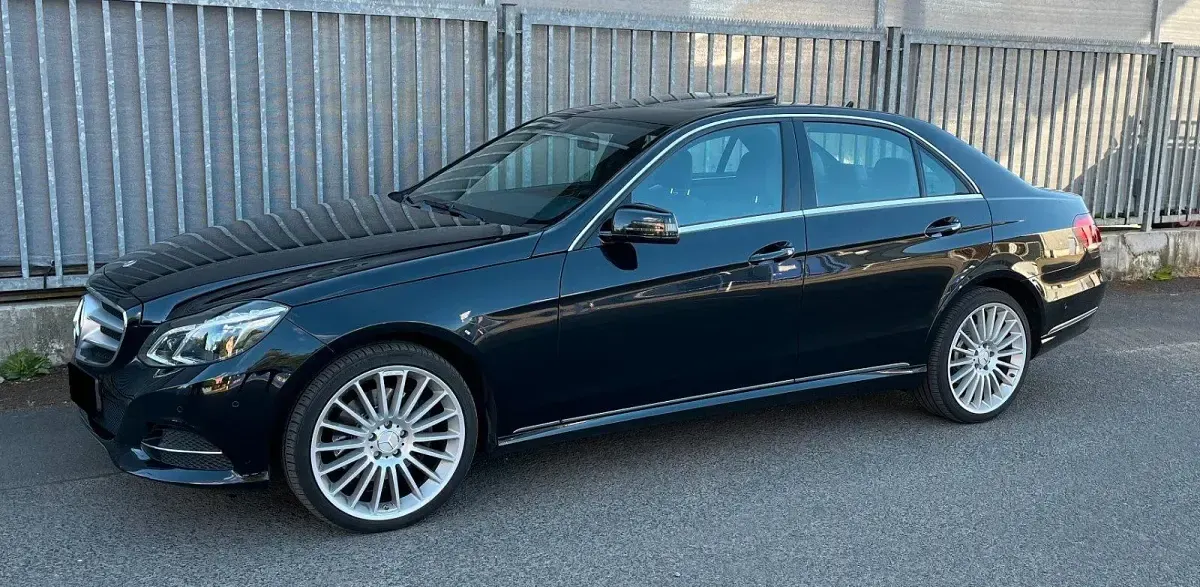 Usata Mercedes E200 Avantgarde 136 CV (100 kW) 2014 Nero Berlina