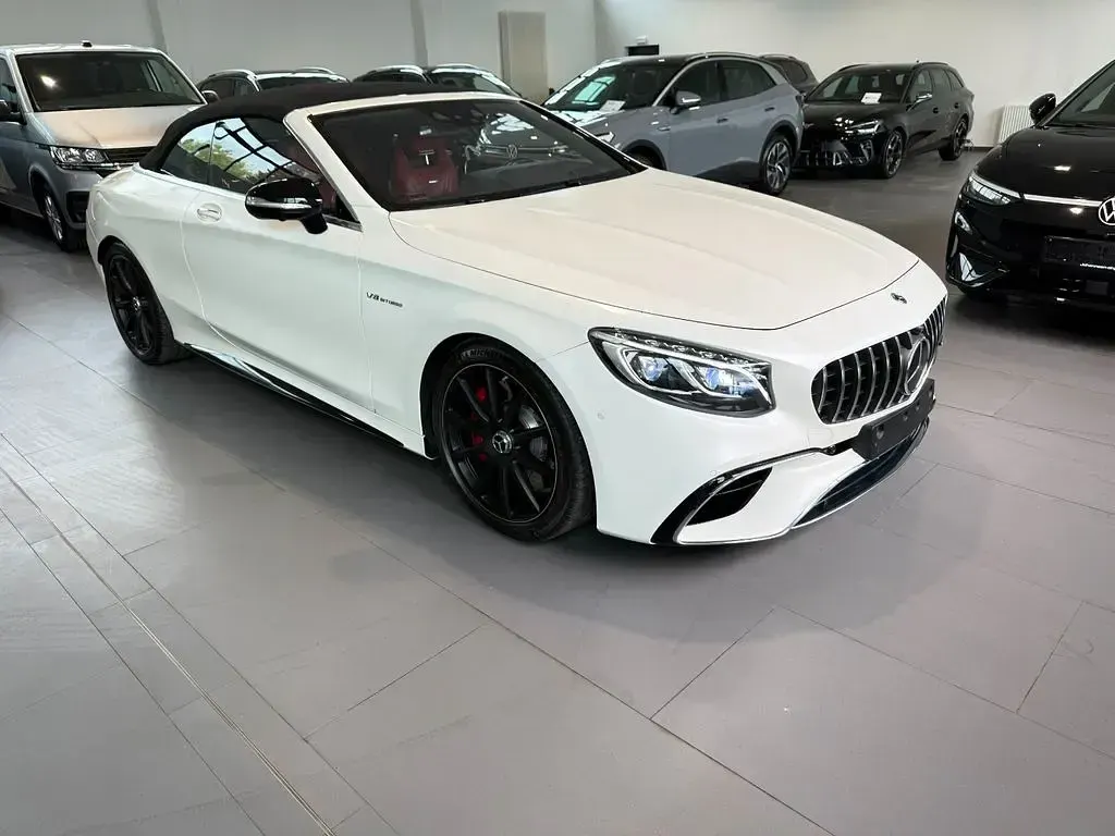 Gebraucht Mercedes S63 AMG AMG 585 PS (430 kW) 2016 Designo magno kaschmirweiss Cabrio