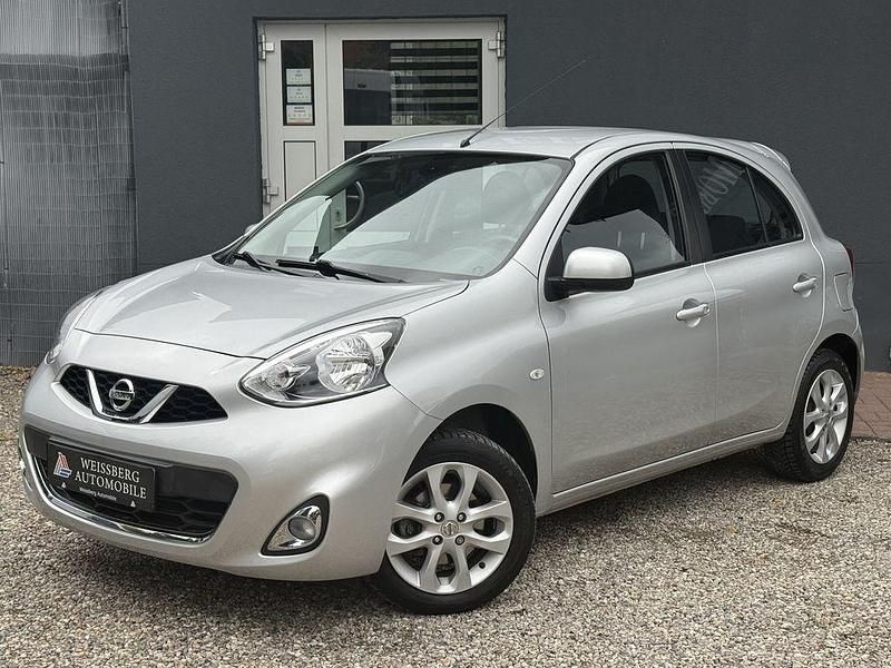 Silber Gebraucht 2016 Nissan Micra Acenta Kleinwagen | 9.900 € (Fairer Preis) - Bild 1/4