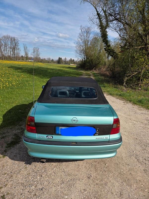 Gebraucht Opel Astra Cabriolet 71 PS (52 kW) 1996 Grün Cabrio