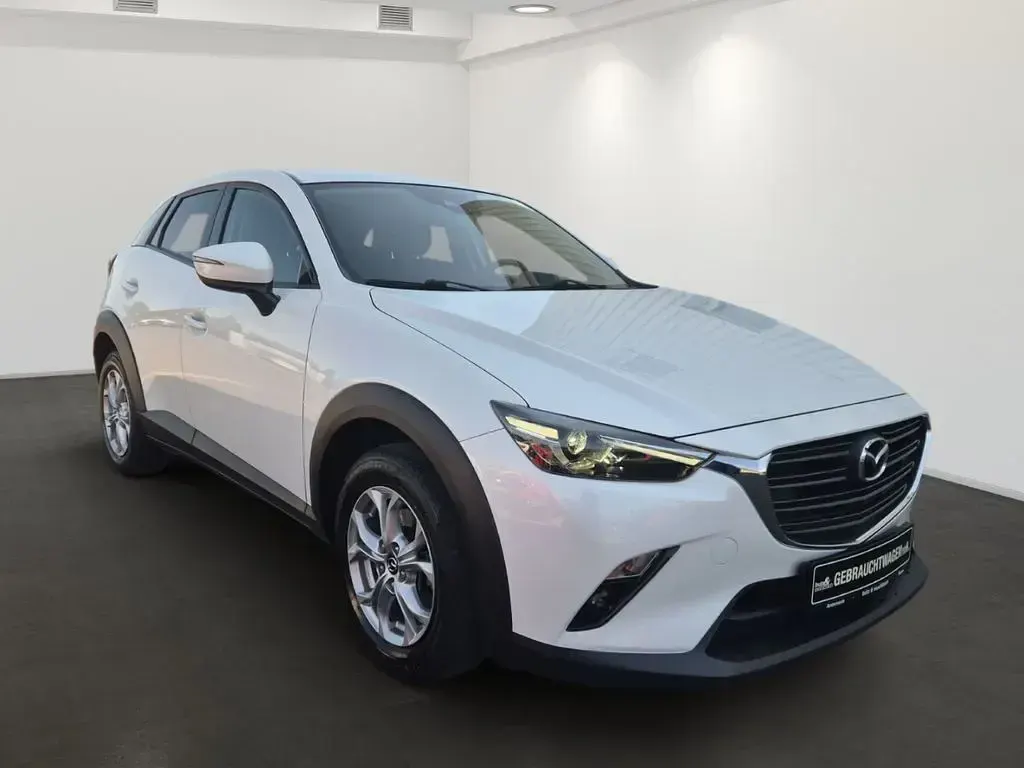 Gebraucht Mazda CX-3 Exclusive-Line 121 PS (88 kW) 2018 Snowflake white pearl SUV