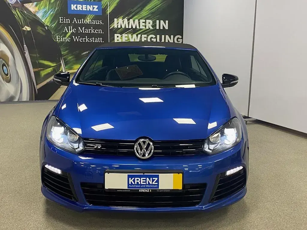 Brugt VW Golf Cabriolet R 265 HK (194 kW) 2014 Blå Cabriolet