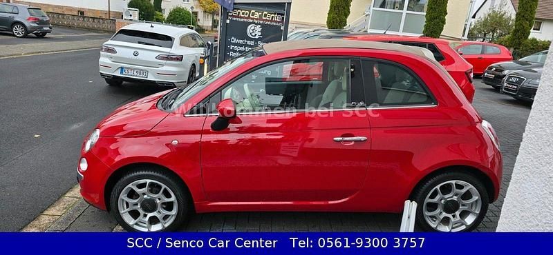 Gebraucht Fiat 500C Lounge 69 PS (50 kW) 2014 Rot rosso sfrontato/argilla/pa Cabrio