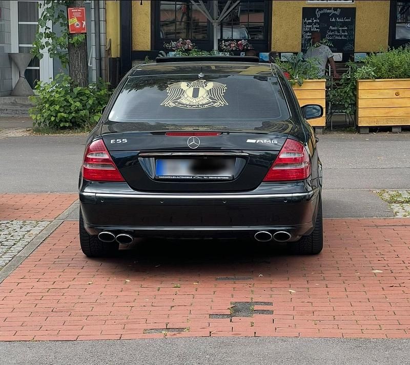 Schwarz Gebraucht 2003 Mercedes E500 Limousine | 4.500 € (Superpreis) - Bild 1/4