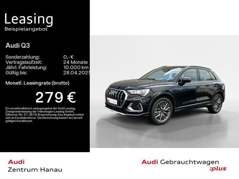 Mythosschwarz metallic Gebraucht 2024 Audi Q3 Advanced Plus SUV | 39.289 € (Guter Preis) - Bild 1/4