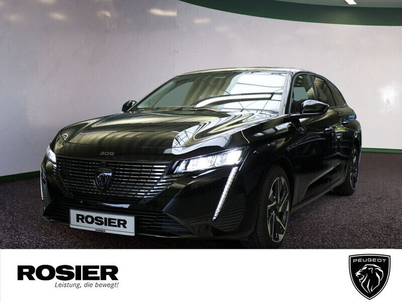 Schwarz / perla nera schwarz Gebraucht 2025 Peugeot 308 Allure Kombi | 32.997 € - Bild 1/4