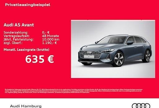 Neu Audi A5 Advanced Plus 204 PS (150 kW) 2025 Blau Kombi