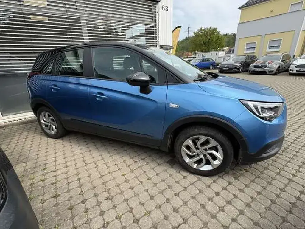 Gebraucht Opel Crossland X Edition 82 PS (60 kW) 2018 Arktis blau (m2) SUV