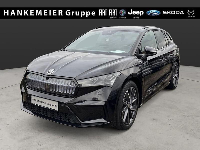 Schwarz Gebraucht 2022 Skoda Enyaq iV SportLine SUV | 34.790 € (Fairer Preis) - Bild 1/4