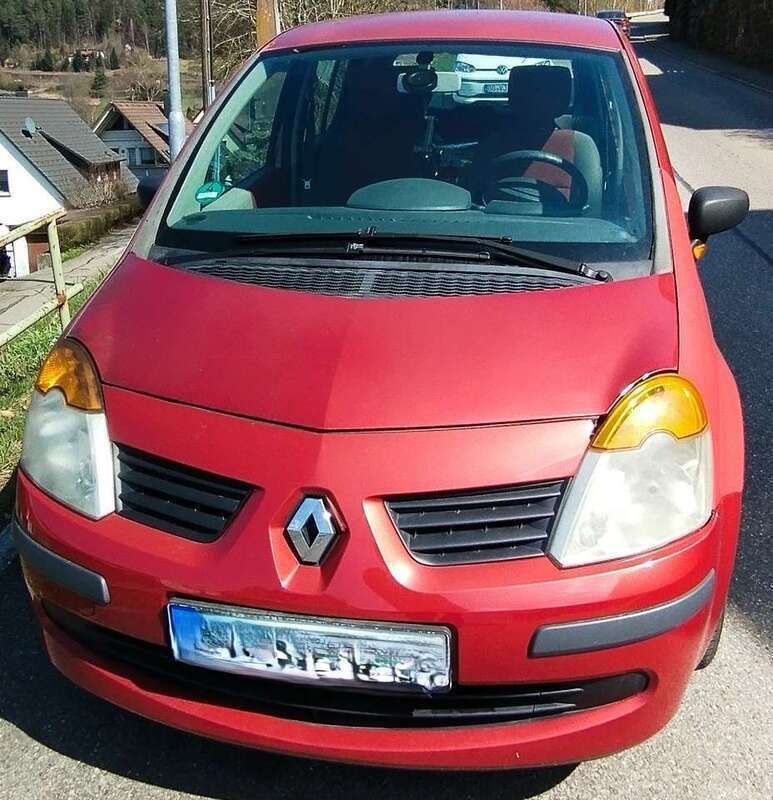 Rot Gebraucht 2005 Renault Modus Dynamique Van / Kleinbus | 700 € (Superpreis) - Bild 1/4