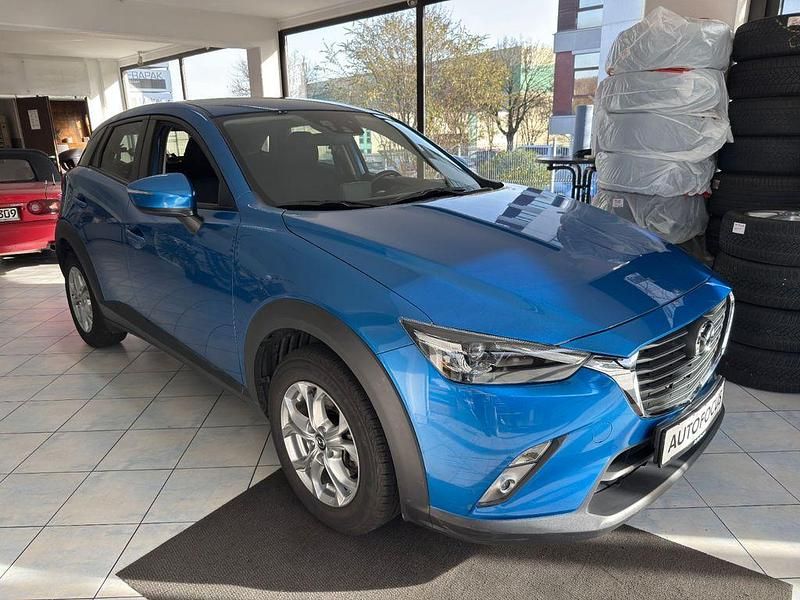 Blau Gebraucht 2016 Mazda CX-3 Exclusive-Line SUV | 10.490 € (Superpreis) - Bild 1/4