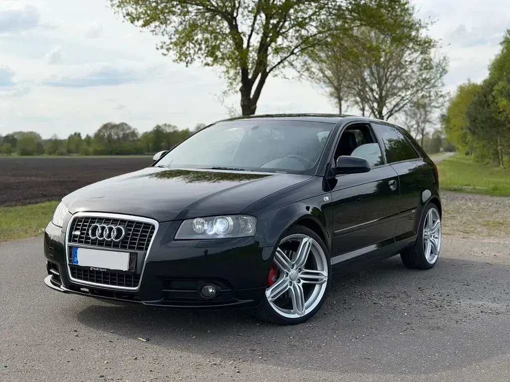 Brugt Audi A3 S-Line 170 HK (125 kW) 2007 Sort Hatchback