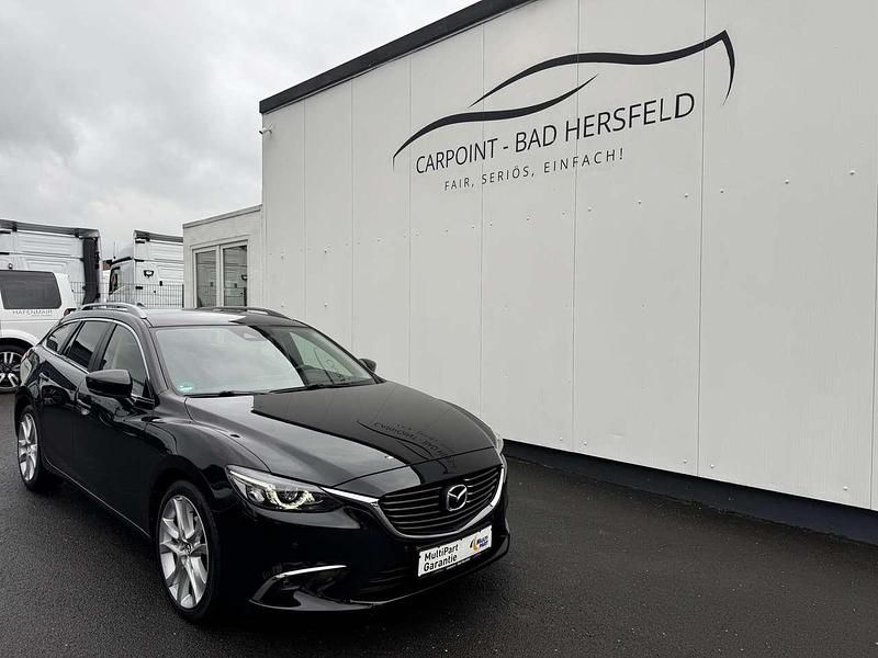 Gebraucht Mazda 6 Nakama 150 PS (110 kW) 2016 Onyxschwarz metallic Kombi