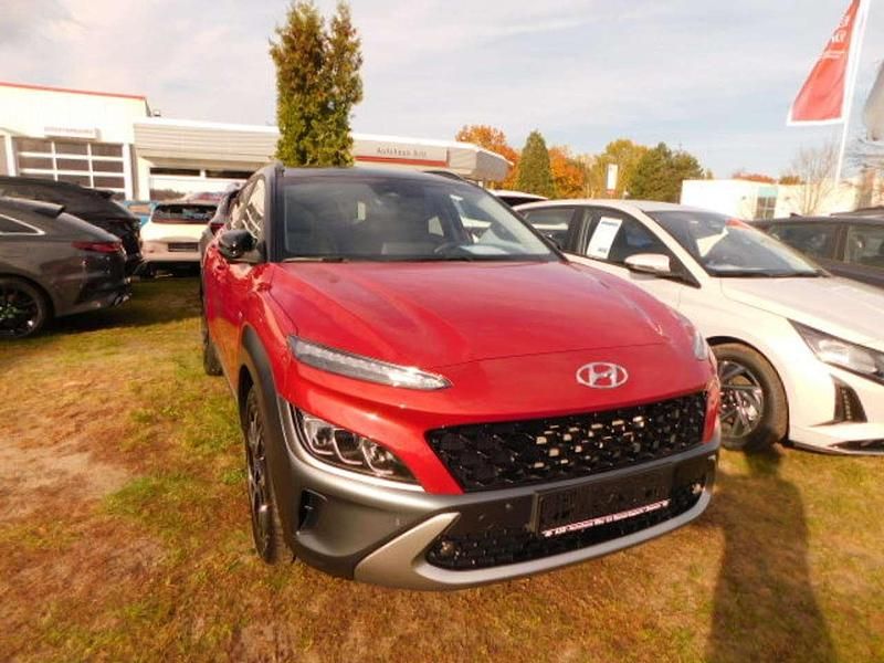 Rot Gebraucht 2022 Hyundai Kona Prime SUV | 19.890 € (Etwas zu teuer) - Bild 1/4
