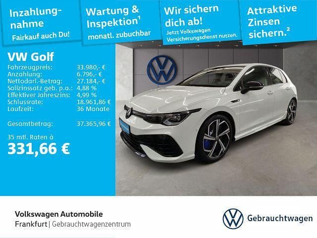 Pure white Gebraucht 2021 VW Golf VIII R Limousine | 32.850 € (Guter Preis) - Bild 1/4