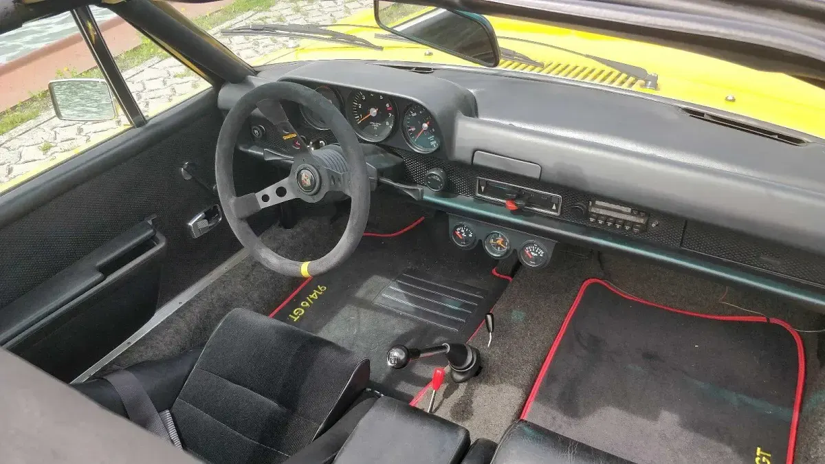Begagnad Porsche 914 165 HK (121 kW) 1970 Gul Cab