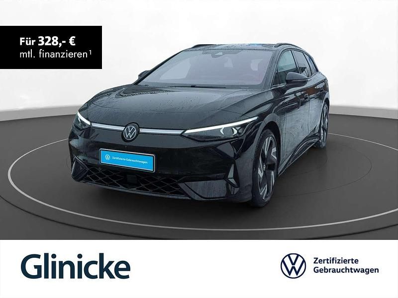 Grenadillschwarz metallic Gebraucht 2024 VW ID.7 GTX Kombi | 53.660 € (Fairer Preis) - Bild 1/3