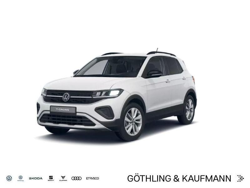 Pure white Gebraucht 2025 VW T-Cross Goal SUV | 22.230 € (Guter Preis) - Bild 1/4