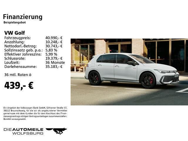 Neu VW Golf VIII GTI 265 PS (194 kW) 2025 Pure white Limousine