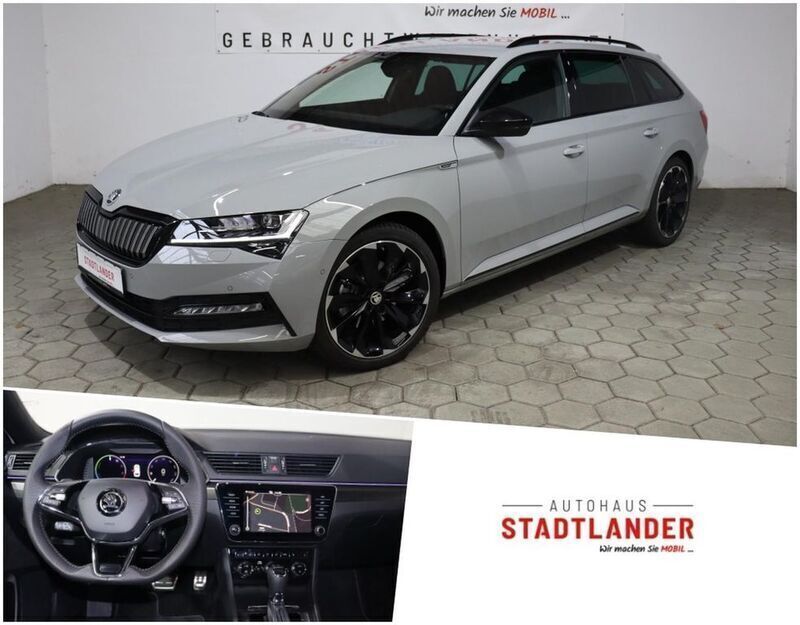 Grau Gebraucht 2023 Skoda Superb SportLine Kombi | 33.990 € (Fairer Preis) - Bild 1/4