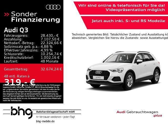 Weiß Gebraucht 2022 Audi Q3 Advanced SUV | 28.430 € (Fairer Preis) - Bild 1/4