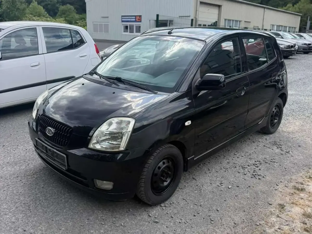 Gebraucht Kia Picanto EX 65 PS (47 kW) 2007 Galaxy black Kleinwagen