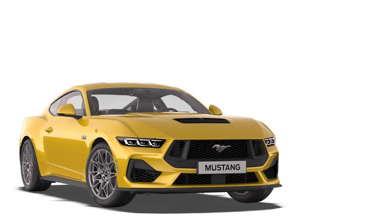 Yellow splash metallic Neu 2024 Ford Mustang GT | 65.100 € (Teuer) - Bild 1/1