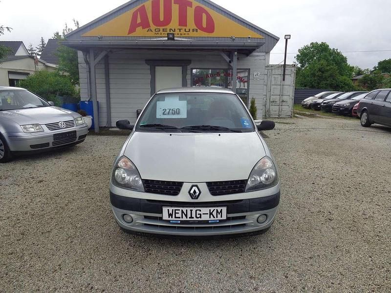 Gebraucht Renault Clio II Authentique 75 PS (55 kW) 2004 Grau Kleinwagen