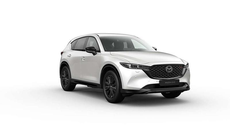 Rhodium white Gebraucht 2024 Mazda CX-5 Homura-Line SUV | 40.270 € (Fairer Preis) - Bild 1/4
