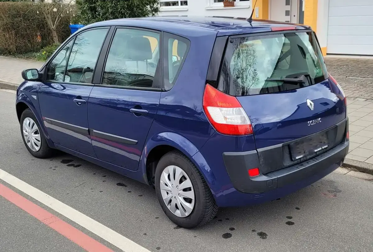 Gebraucht Renault Scénic II Avantage 113 PS (83 kW) 2005 Blau Van / Kleinbus