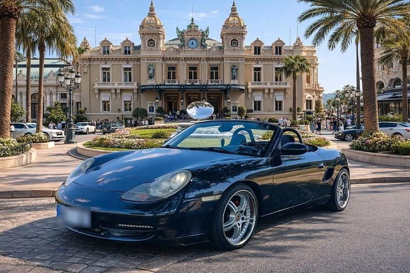 Second-hand Porsche Boxster 228 CP (167 kW) 2000 Albastru Cabrio