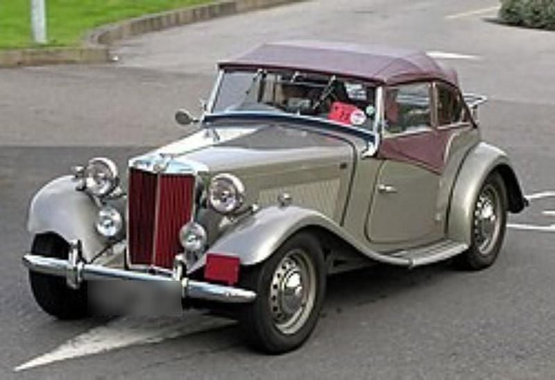 Gebraucht MG TD 50 PS (36 kW) 1952 Blau Cabrio