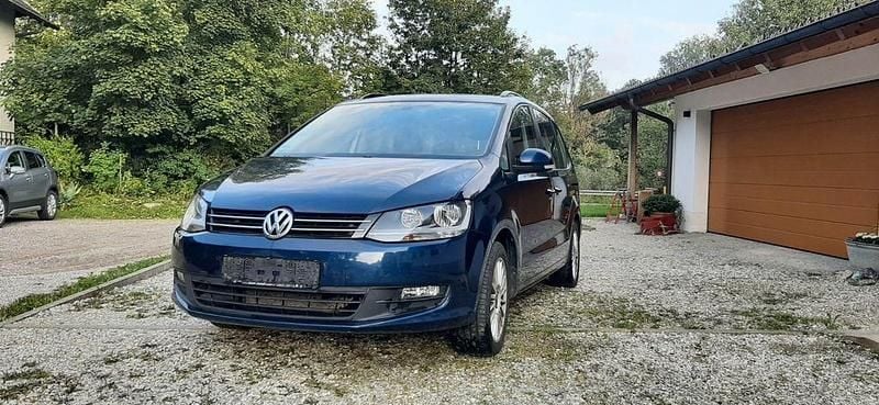 Blau Gebraucht 2010 VW Sharan Trendline Van / Kleinbus | 7.200 € (Fairer Preis) - Bild 1/4