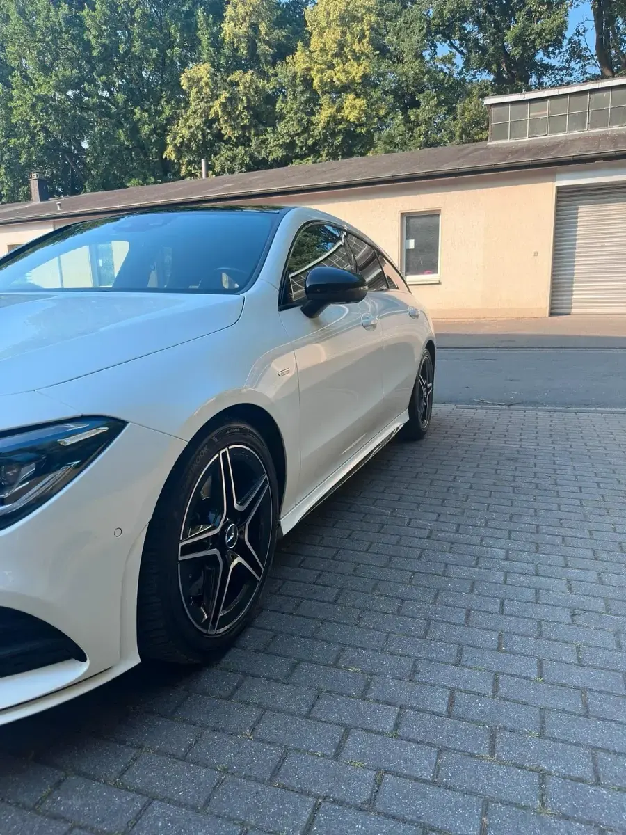 Gebraucht Mercedes CLA220 AMG line 190 PS (139 kW) 2021 Weiß Coupé