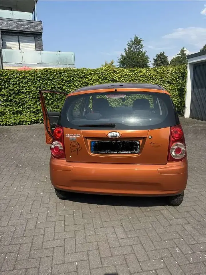Gebraucht Kia Picanto LX 65 PS (47 kW) 2008 Orange Kleinwagen