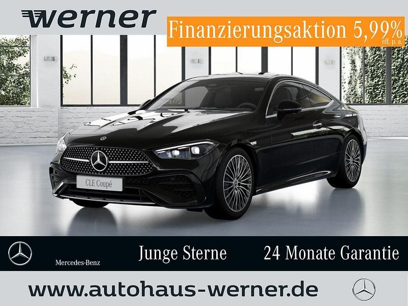 Schwarz Gebraucht 2025 Mercedes CLE200 AMG Coupé | 58.985 € (Teuer) - Bild 1/4