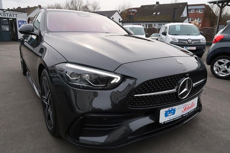 Gebraucht Mercedes C200 AMG line 204 PS (150 kW) 2021 Graphitgrau Kombi